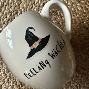 Rae Dunn feeling wicked holiday ceramic mug